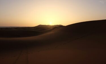 landscape photography of desert
