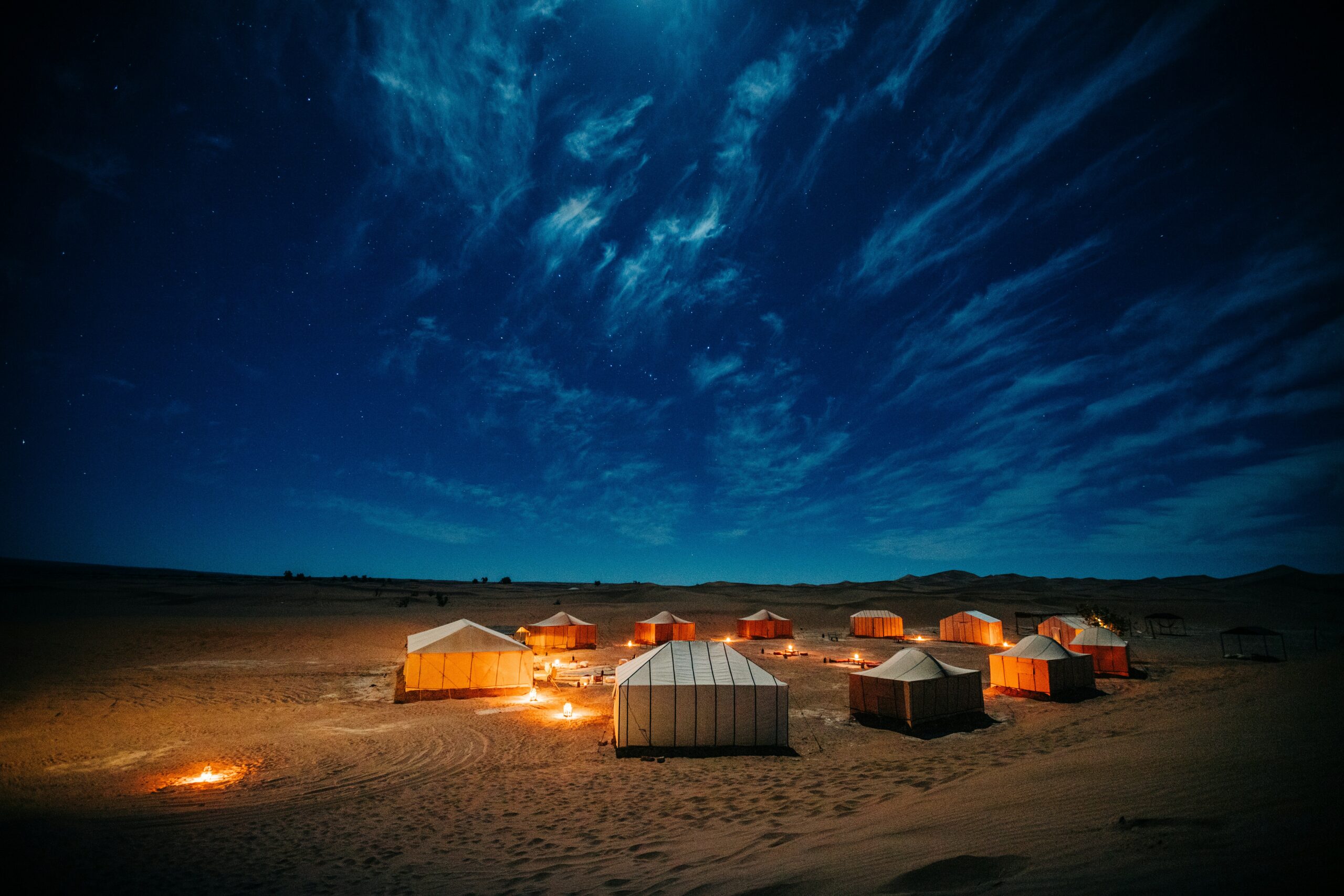 Morocco desert camp