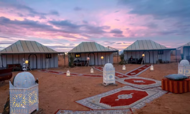 Morocco desert camp